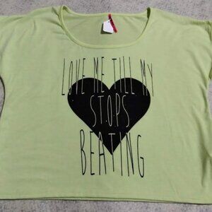 "Love Me..." Crop Top Blouse